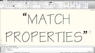 Match Properties - AutoCAD Commands
