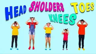 Head Shoulders Knees and Toes | Kids Songs | Nursery Rhymes #kidssongs #babysongs