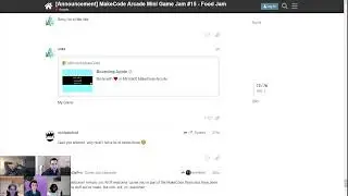 Playing Food-Themed Game Jam Games - MakeCode Arcade November 2023 Game Jam