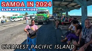 SAMOA In 2024 (Slow Motion Video) Upolu Island