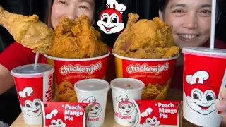 JOLLIBEE CHICKEN JOY SPICY & ORIGINAL MUKBANG | PINOY MUKBANG | MUKBANG PHILIPPINES