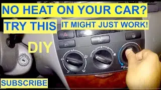 No Heat On the car Try & check this, DIY