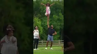 Two Dads stunting WITH KIDS! #Stunt #Dad #fatherhood