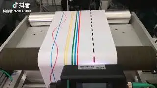 Line guide system CCD sensor tracking discontinuous line