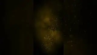Golden Glitter Particles | 4K Ultra HD Green Screen Overlay | Free Stock Footage ✨ 