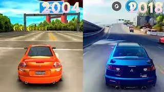 Evolution of Asphalt games | 2004 - 2018