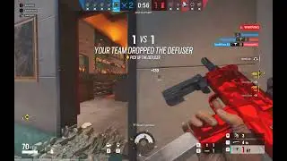 R6S - first ever 7k to win the round