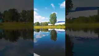 Прогулка на моторке. Кирс, пруд.