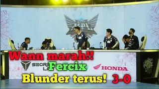 EVOS Wann angry & disappointed!! Ferxiic game always blunders!!! | ferciix blunder footage