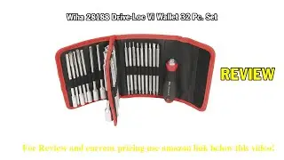 Review Wiha 28188 Drive-Loc Vi Wallet 32 Pc. Set