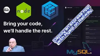 HOW DEPLOY EXPRESS JS WEBSITE WITH MYSQL AND SEQUELIZE ORM ON RAILWAY
