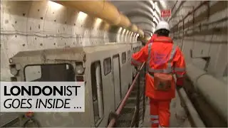 Inside the Lee Tunnel Sewer