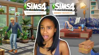 An Unpopular Review of the Sims 4 Greenhouse & Basement Kit ! 😅 BFFR SIMS