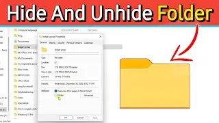 How to Hide and Unhide Folder In Windows | Folder Hide