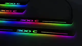 Led door sills Chrysler 300C 1 gen