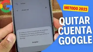 Samsung A13 Quitar Cuenta Google | Metodo 2033