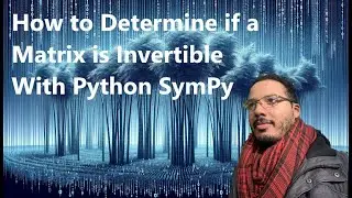 How to Determine if a Matrix is Invertible: Python SymPy Tutorial