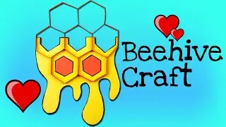 How to Make a Paper Beehive! Kids Room Decor Craft Idea!