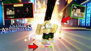 ✨I GOT SUPER LUCKY TODAY PULLED NEW UNIQUE MYTHIC ADULT GON 0.1% TRAIT SHOWCASE OP! ANIME ADVENTURES