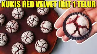 Red Velvet Crinkle Cookies