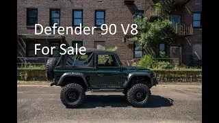 1989 Defender 90 Soft Top V8 35" Tires Lift Kit Upgraded Carb Rebuilt Drivetrain For Sale Car Cave