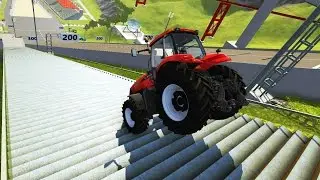 Stairs Jumps Down #5 - BeamNG.drive