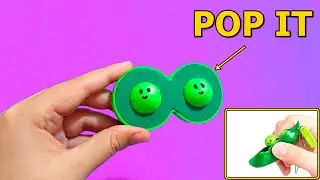 COMO FAZER POP IT CASEIRO - FIDGET TOY - POP IT ERVILHA