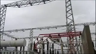 Stazione elettrica di trasformazione alta tensione  High voltage electrical transformation station