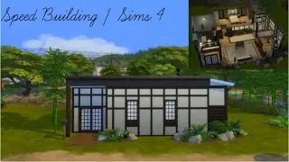 Minimal Platform Home | Only Snowy Escape and Eco Lifestyle! | Speed Building | Sims 4