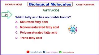 Fatty Acids #fattyacids #biologicalmolecules #biologicalmoleculesmcqs #mdcatbiology #biologymcqs