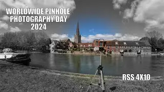 World Pinhole Day 2024 with Reality So Subtle 4x10 paper pinhole.