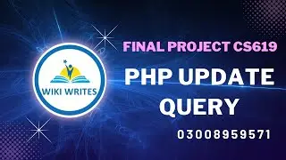 Update Query in PHP | MySQL UPDATE Data with PHP | Update Record in PHP | Tutorial in Urdu & Hindi