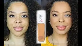 New!!! Maybelline 24h Full Coverage Superstay Foundation | full day testing