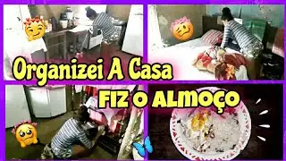 A CASA ESTAVA UM BAGUNÇA| Fiz O Almoço🤤