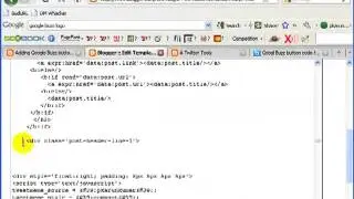 إضافة زر نبضات Google لمدونblogger