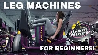 LEG MACHINES AT PLANET FITNESS | How To Use | For Beginners