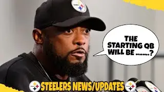 Tomlin Waiting To Name The Starting QB, Roster Cuts Predictions + More Steelers News