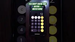iPhone Calculator App's Hidden Delete or Backspace Button #youtubeshorts #shorts #short