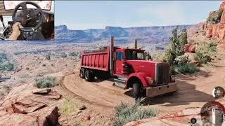 Transporting heavy rocks through dangerous roads - BeamNG.Drive | #viralvideo #gaming