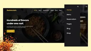 How to Create Simple Responsive Navigation Bar Using HTML and CSS | Website Header Design