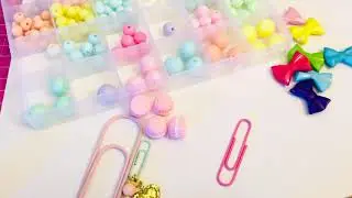 Paper clip charm tutorial for @beebeecraft
