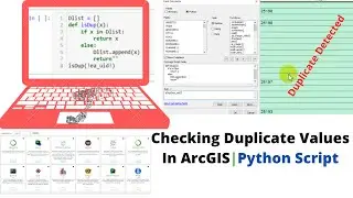 Python Script | Duplicate-Check in Attribute Table |ArcGIS | Jupyter Notebook | First Video in USA