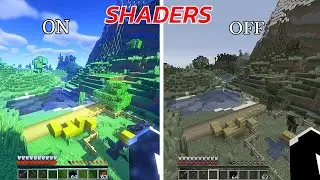 Playing Minecraft with Shaders😱