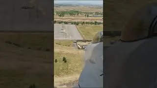 American F-16C Fighter Jet Attacks Russian Mi-24P Helicopters at Airport Departure! | DCS