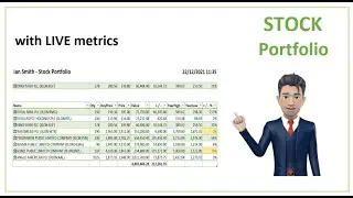 How to value your STOCK Portfolio in Excel  [ in 2022 ]