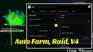 [Roblox]Blox Fruits Mobile Script - Auto Farm, Raid, V4, ....