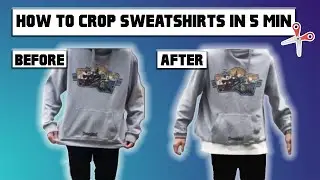 HOW TO CROP HOODIE IN 5 MIN | DIY CLOTHING | STREETWEAR 2020