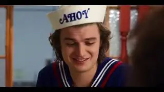 Стив пытается подкатить к девушкам | Стив и Робин / Очень странные дела