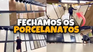 DIÁRIO DE OBRA #08 | FECHAMOS OS PORCELANATOS DA NOSSA CASA EM SANTA GERTRUDES | MUITA EMOÇÃO 🥹