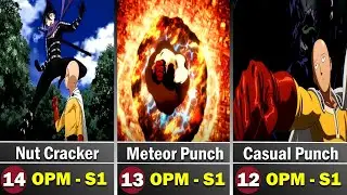 One Punch Man - Saitama Epic Moves Ranked